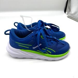 Reebok Boys Athletic Sneakers Blue Green Size USA 1